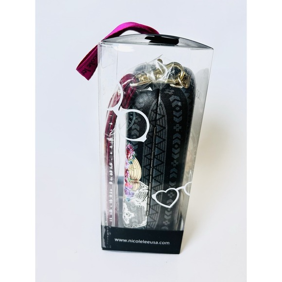 Nicole Lee Designer Glasses Case Elsa's Dream Hard Sided‎ With Strap NEW In Box - Picture 4 of 5